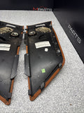 01-06 BMW E46 M3 Convertible Door Upper Arm Rest Armrest Pads Cinnamon