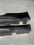 06-10 BMW E63 E64 M6 Side Skirts Rocker Panels Black Sapphire OEM