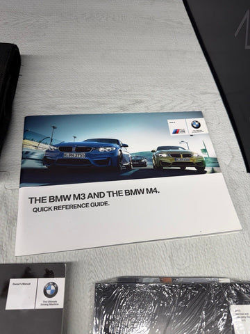 OEM BMW 15-20 F83 M4 CONVERTIBLE OWNERS MANUAL BOOK BOOKS BOOKLETS POUCH