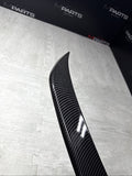 BMW 18-23 F90 M5 REAR TRUNK LIP SPOILER CARBON STYLE PRINT