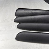 01-06 BMW OEM E46 M3 Coupe Trim Armrest Pads Set Black 8238622 *Notes*