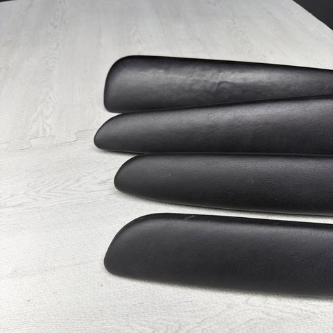 01-06 BMW OEM E46 M3 Coupe Trim Armrest Pads Set Black 8238622 *Notes*