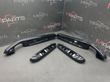 01-06 BMW E46 M3 Coupe Interior Armrests Trims Set Piano Black