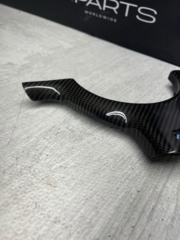 BMW E46 M3 01-06 Carbon Fiber Steering Wheel Lower Trim