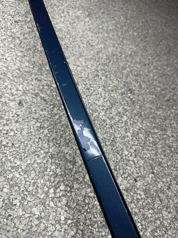 BMW E46 325 330 M3 Roof Rack Molding Rail Gutter Trim Right Passenger Topaz Blue