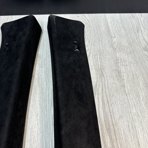 19-23 BMW G30 F90 M5 Alcantara Black A Pillars Pair BMW 7384525