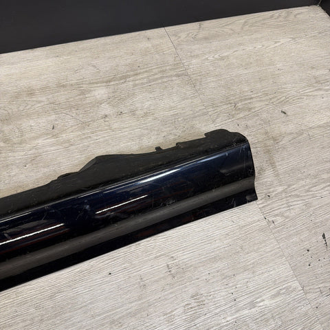 BMW E46 M3 01-06 RIGHT PASSENGER SIDE SKIRT ROCKER PANEL MOLDING CARBON BLACK