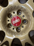 BBS CH017 19” BMW 01-06 E46 M3 Wheels Rims Staggered Set Gold