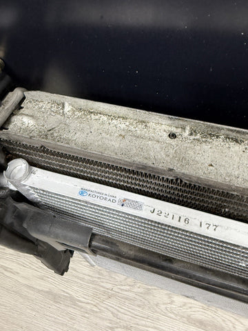 01-06 BMW E46 M3 Aluminum OEM Stock Factory Radiator + AC Condenser + Brackets