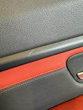 15-18 BMW F80 M3 Sedan Red Sakhir Orange Door Panel Card Left Driver Rear