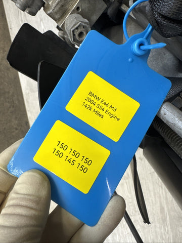 2004 BMW E46 M3 01-06 S54 3.2L Engine Motor 142k Miles Complete