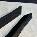 11-17 BMW F10 528 535 550 M5 FRONT A-PILLARS TRIMS COVERS ALCANTARA PAIR