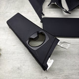 08-13 BMW E92 M3 OEM ABC PILLAR PILLARS BLACK PAIR SET *NOTES*