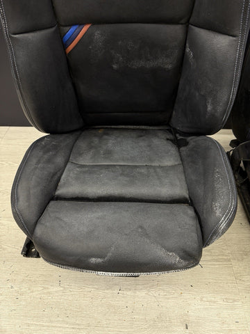 94-99 BMW E36 Coupe 2 Door M3 323 325 328 Front Power Leather Seats Pair Black
