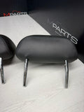 99-06 BMW E46 328 325 330 Sedan Coupe Rear Seat Headrest Black Pair OEM