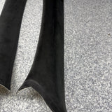 06-10 BMW E63 M6 COUPE Interior A-Pillar Trim Panel Pair L&R  ALCANTARA Set OEM