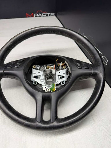 BMW 01-06 E46 3 Series Sport Steering Wheel + Trim Stock GRADE C