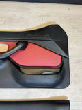 96-02 BMW Z3M Front Door Cards Panels Covers Trims Leather Imola Red