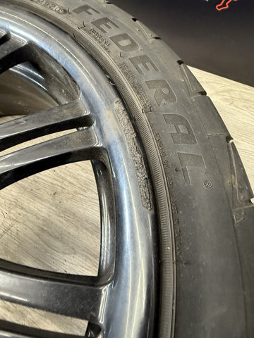 01-06 BMW E46 M3 19x9.5 19x8 Style 67 Staggered M Double Spoke Rims Wheels OEM