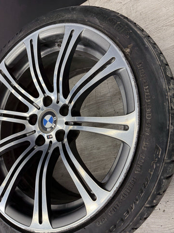 08-13 OEM BMW E90 E92 E93 M3 Rear 19” Wheel Rim Style 220M Silver 19x9.5 ET23