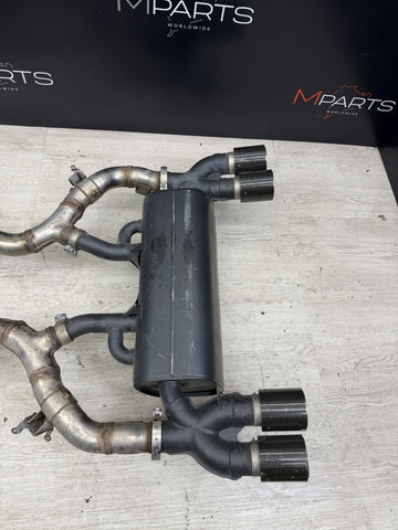 BMW F87 M2 19-21 S55 Competition M Performance Exhaust System Carbon Tips