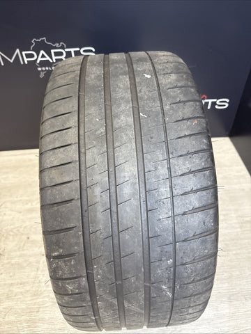 OEM BMW 15-20 F80 F82 F83 M3 M4 CS Wheel Rim 20x10 Rear Orbit Grey + Michelin 4S