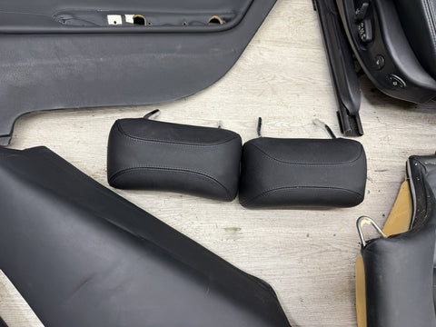 01-06 BMW E46 M3 Coupe Interior Front Seats Black Powered / Heated