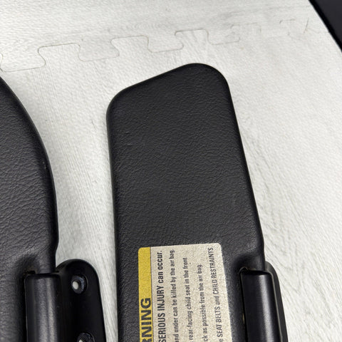 98-02 BMW Z3 M Z3M CONVERTIBLE PANELS SUN VISORS BLACK