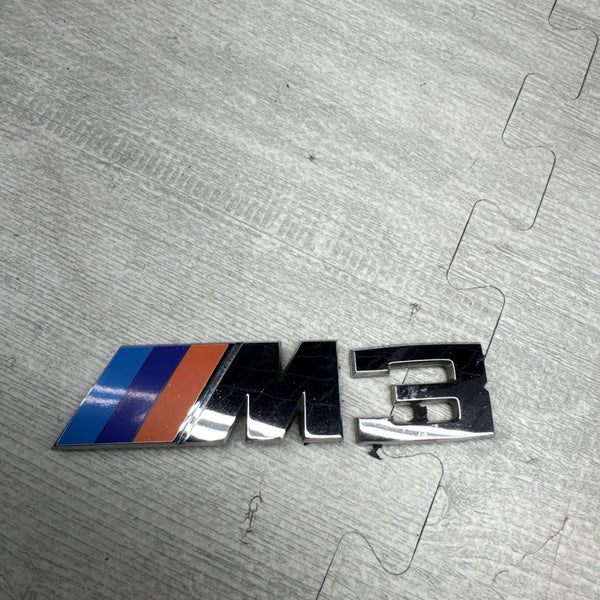 thumbnail image 2 of Genuine BMW E36 M3 Trunk Lid Emblem – 51 14 2 250 539, 1995-1999 2 of 6