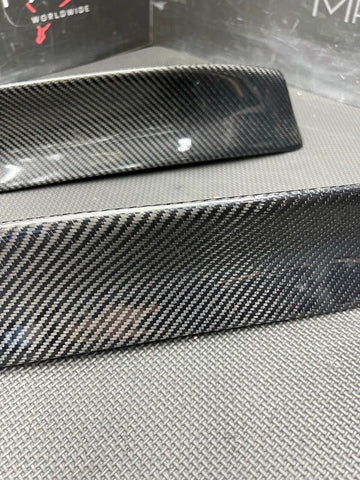 01-06 BMW E46 M3 Front Bumper Splitters Carbon Fiber