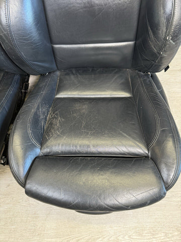 08-13 BMW E92 M3 Coupe Original Black Interior Front Seats Powered Heated