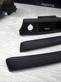 08-13 BMW E92 E93 M3 Interior Trim Set Carbon Leather OEM Genuine *Notes*
