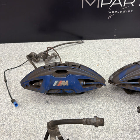OEM BMW G20 G22 G23 M240 M340 M440 Front Rear Left Right Brake Calipers Blue SET