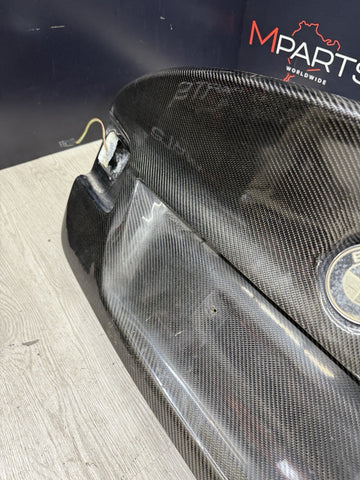 (PICKUP ONLY) 08-13 BMW E92 M3 COUPE REAR TRUNK DECK LID PANEL CARBON FIBER