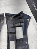 01-06 BMW E46 M3 LEFT RIGHT DRIVER FRONT BUMPER COVER GUARD BRACKET PAIR 2695247