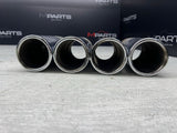 08-13 OEM BMW E92 E93 M3 S65 Rear Exhaust Quad Muffler Tips (4)