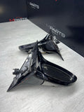 08-13 BMW E92 E93 M3 Folding Mirrors Gloss Black Trims + Glass / No Covers