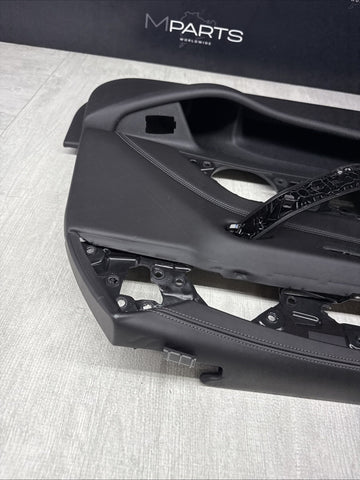 NEW OEM 17-23 BMW 530I G30 F90 M5 FRONT LEFT SIDE INTERIOR DOOR PANEL TRIM BLACK