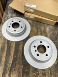 BMW E46 325 328 330 Rear Pair Brake Discs Rotors 300 x 20mm Zimmermann