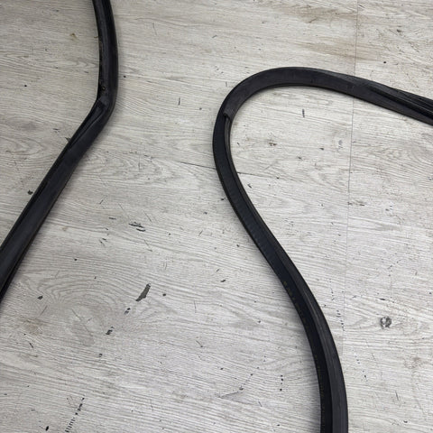 BMW E46 M3 01-06 Passenger Right Side Door Weather Strip Seal Black OEM