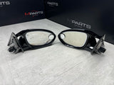 BMW 08-11 E90 M3 SEDAN SIDE EXTERIOR DOOR MIRRORS PAIR SILVERSTONE *Damage