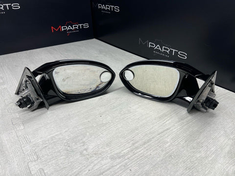 BMW 08-11 E90 M3 SEDAN SIDE EXTERIOR DOOR MIRRORS PAIR SILVERSTONE *Damage