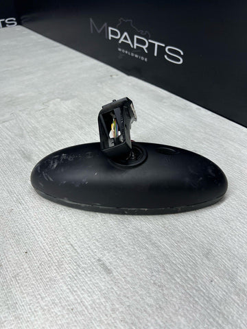 01-06 BMW E46 M3 Rearview Rear View Oval Mirror *Damaged*