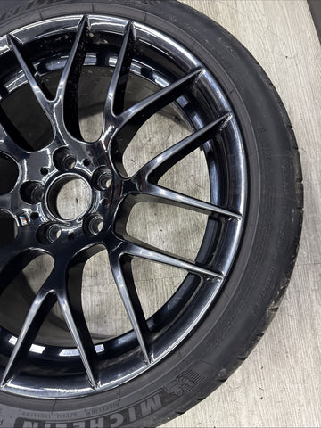 OEM BMW 08-13 E90 E92 E93 M3 Competition Front Wheel Rim 359 Gloss Black 19x9