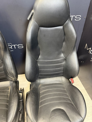 98-02 BMW Z3M Convertible Interior Front Heated Seats Black / Black *Notes*
