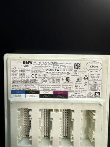 21-26 BMW M135i F40 Xdrive G80 G82 G83 M3 M4 Body Control Module 5A34CF5