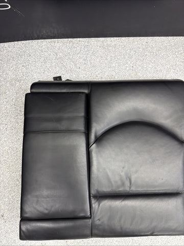2001-2006 BMW E46 M3 COUPE REAR LEFT SEAT UPPER BACKREST LEATHER CUSHION BLACK