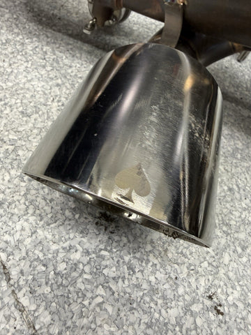 23-25 PORSCHE GT4RS GT4 RS 982 718 REAR MUFFLER SECTION *BENT TIP