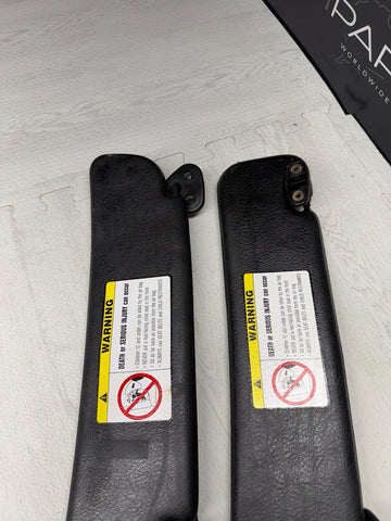 98-02 BMW Z3M Z3 M COUPE SUN VISOR VISORS SET BLACK