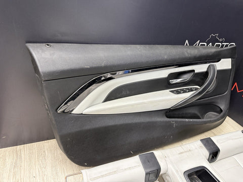 15-20 BMW F83 M4 Convertible Interior Seats & Panels Silverstone